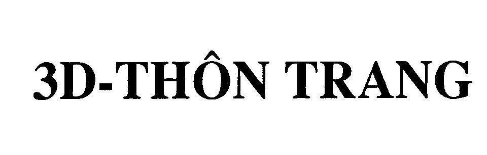 Mẫu nhãn hiệu 3D-THÔN TRANG