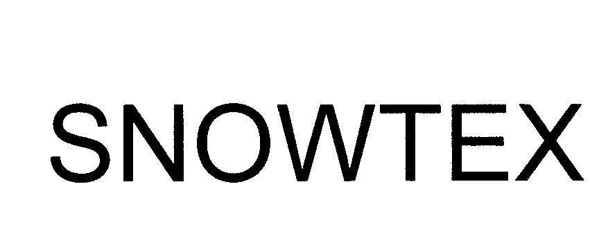 Mẫu nhãn hiệu SNOWTEX