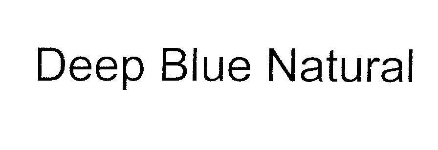 Mẫu nhãn hiệu Deep Blue Natural