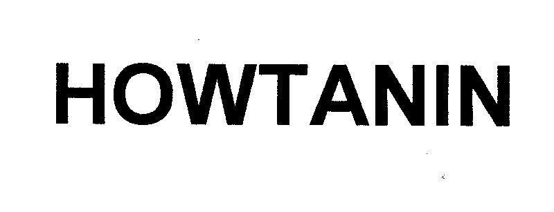 Mẫu nhãn hiệu HOWTANIN