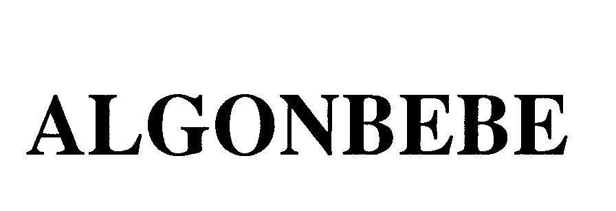 Mẫu nhãn hiệu ALGONBEBE