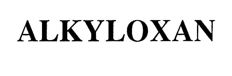 Mẫu nhãn hiệu ALKYLOXAN