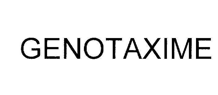 Mẫu nhãn hiệu GENOTAXIME