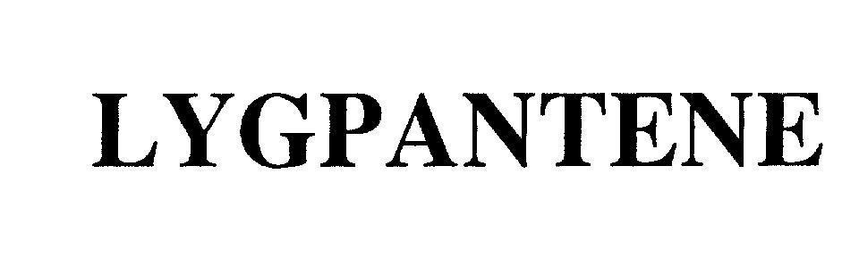 Mẫu nhãn hiệu LYGPANTENE