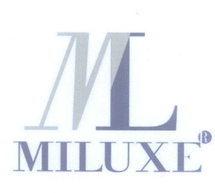 Mẫu nhãn hiệu MILUXE M L