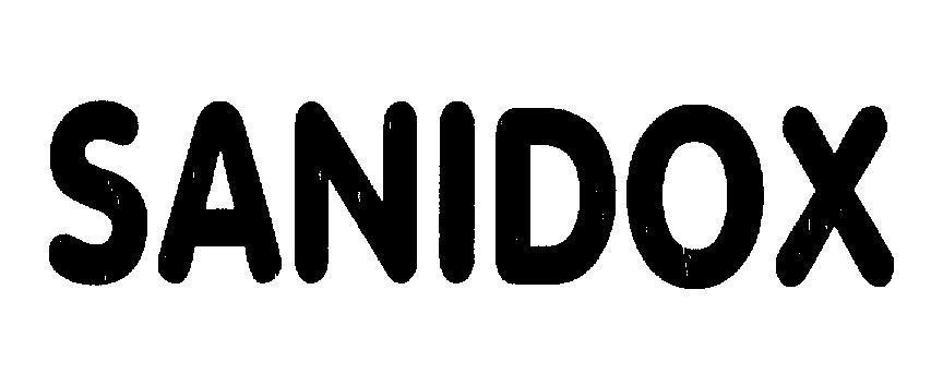 Mẫu nhãn hiệu SANIDOX