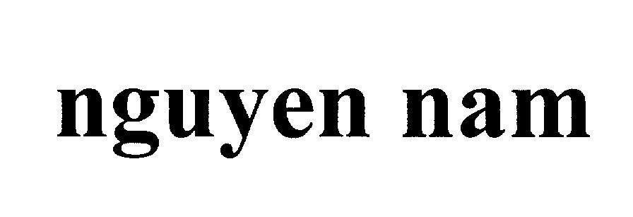 Mẫu nhãn hiệu nguyen nam