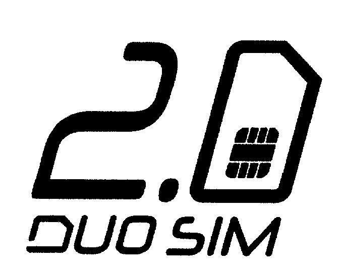 Mẫu nhãn hiệu 2.0 DUO SIM