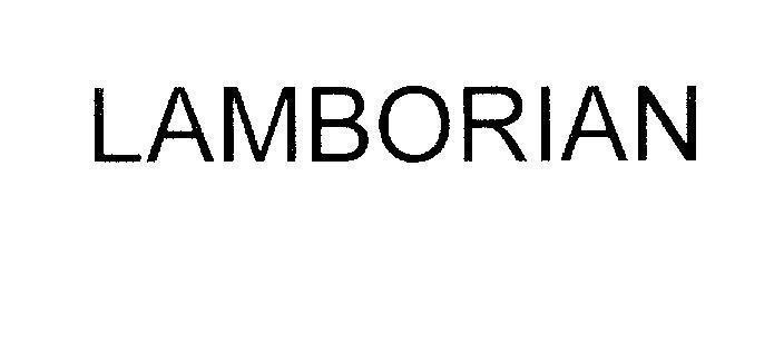 Mẫu nhãn hiệu LAMBORIAN