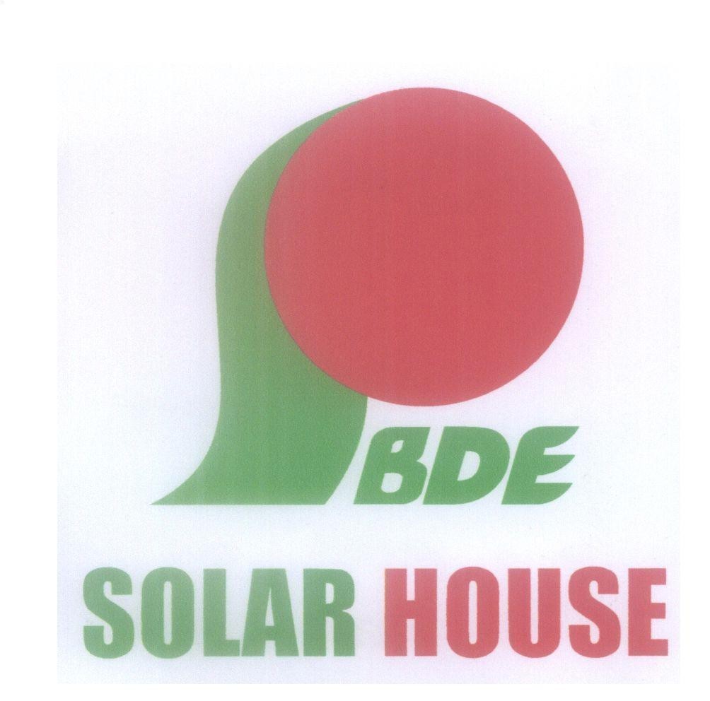 Mẫu nhãn hiệu SOLAR HOUSE BDE