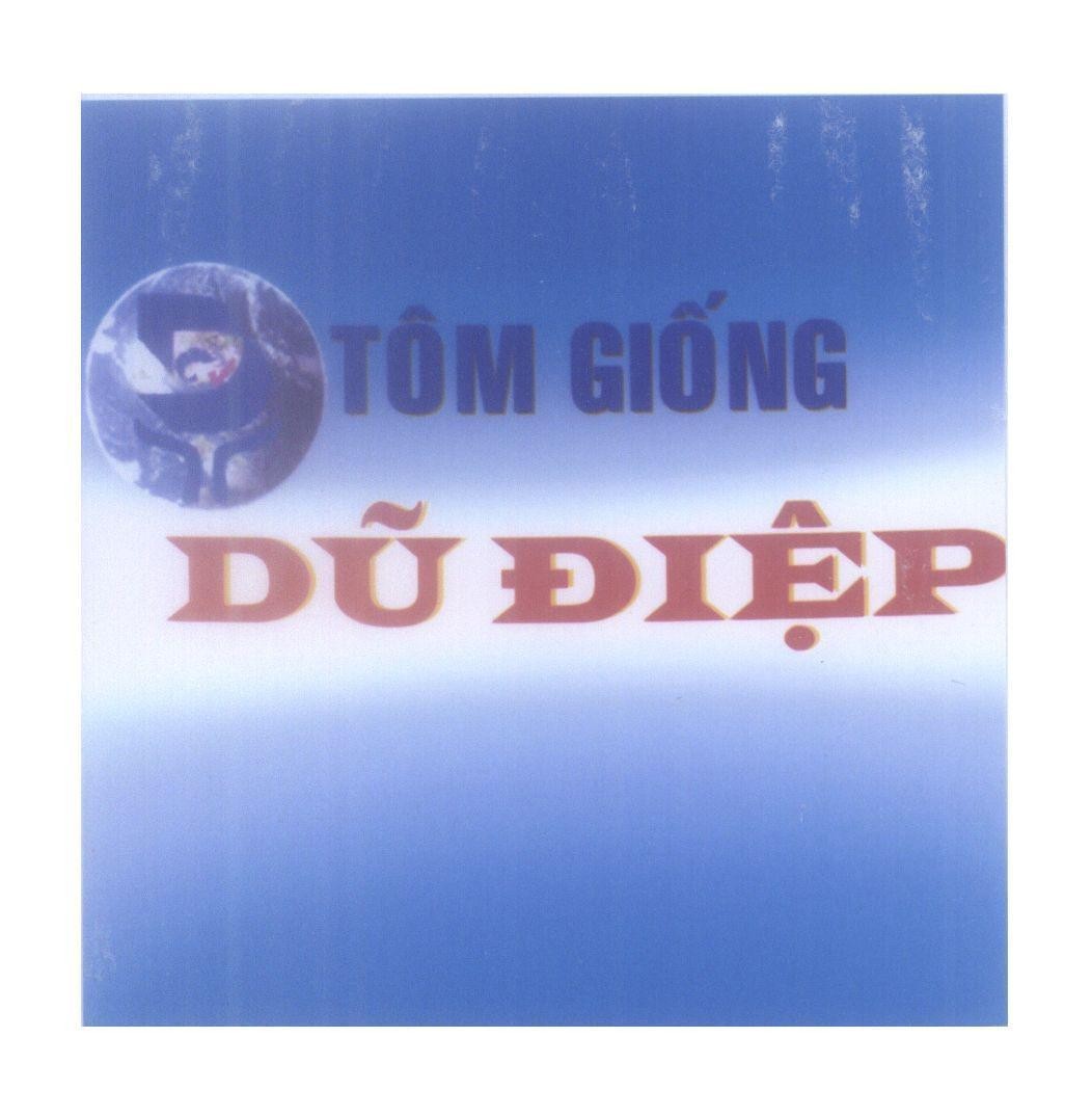 Mẫu nhãn hiệu Tôm Giống Dũ Điệp D