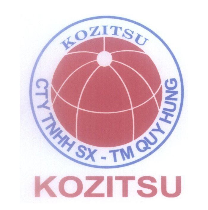 Mẫu nhãn hiệu KOZITSU CTY TNHH SX - TM QUY HUNG