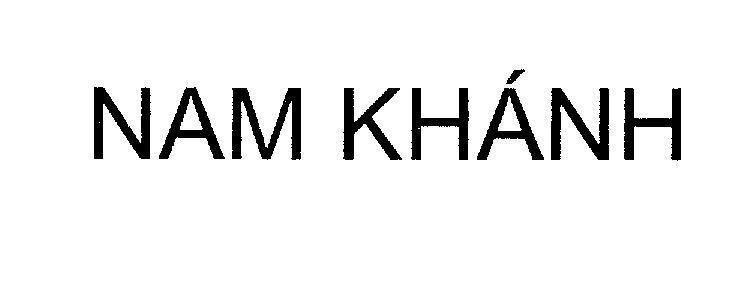 Mẫu nhãn hiệu Nam Khánh