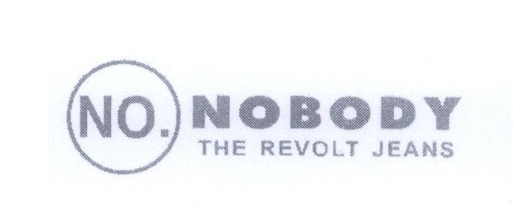 Mẫu nhãn hiệu NO. NOBODY THE REVOLT JEANS
