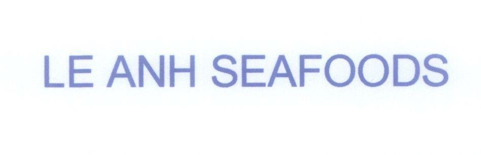 Mẫu nhãn hiệu LE ANH SEAFOODS