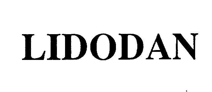 Mẫu nhãn hiệu LIDODAN