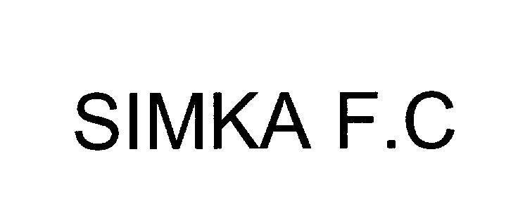 Mẫu nhãn hiệu SIMKA F.C