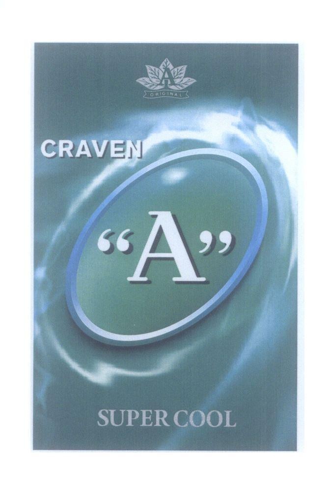 Mẫu nhãn hiệu A SUPERCOOL CRAVEN Original