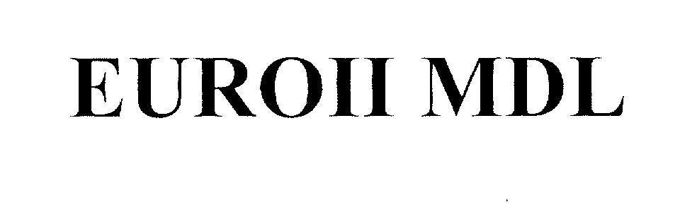 Mẫu nhãn hiệu EUROII MDL