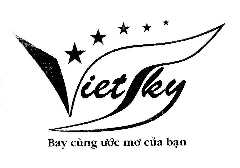 Mẫu nhãn hiệu VietSky Bay cùng ước mơ của bạn