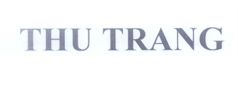Mẫu nhãn hiệu THU TRANG