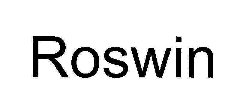 Mẫu nhãn hiệu Roswin