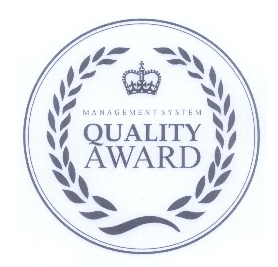 Mẫu nhãn hiệu Q MANAGEMENT SYSTEM QUALITY AWARD