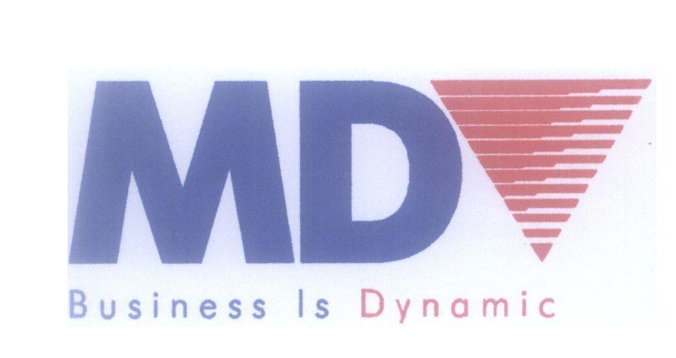 Mẫu nhãn hiệu MDV MD V Business Is Dynamic