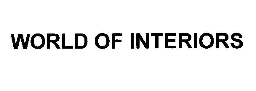 Mẫu nhãn hiệu WORLD OF INTERIORS