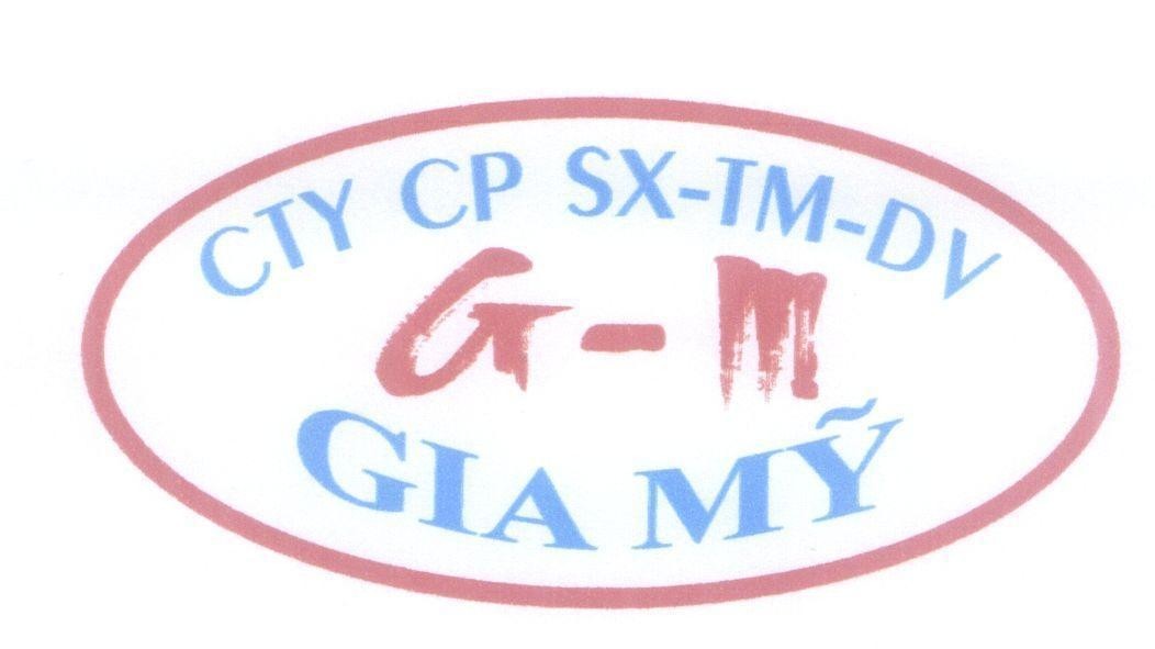 Mẫu nhãn hiệu Gia Mỹ G - M CTY CP SX-TM-DV