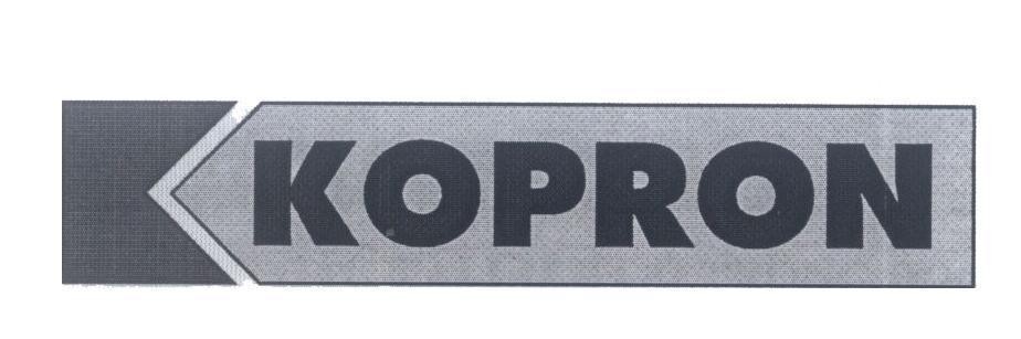 Mẫu nhãn hiệu KOPRON K V