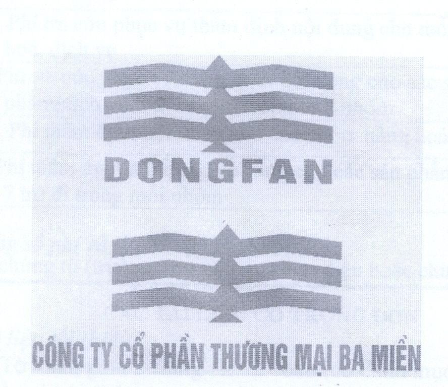 Mẫu nhãn hiệu DONGFAN Công Ty Cổ Phần Thương Mại Ba Miền