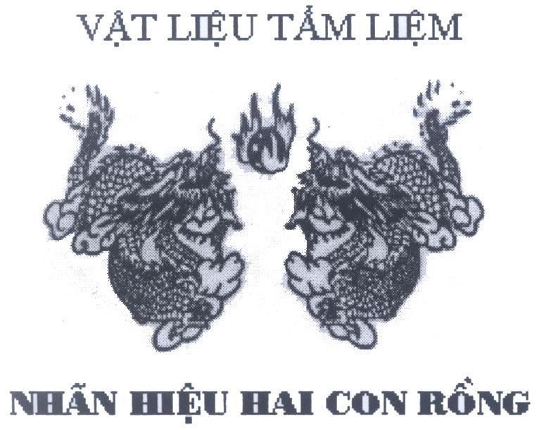 Mẫu nhãn hiệu Nhãn Hiệu Hai Con Rồng Vật Liệu Tẩm Liệm