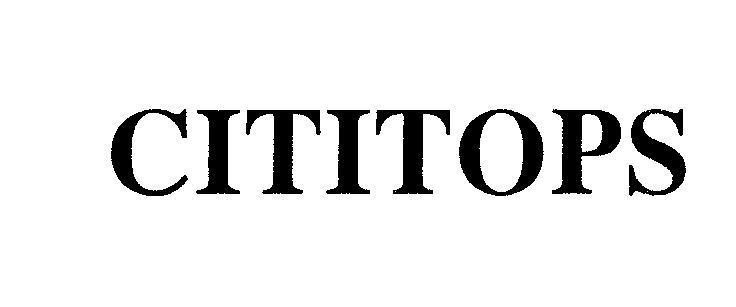 Mẫu nhãn hiệu CITITOPS