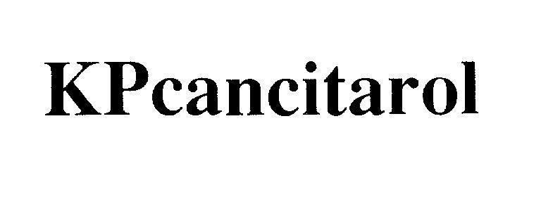 Mẫu nhãn hiệu KPcancitarol