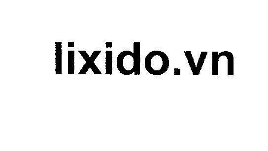Mẫu nhãn hiệu lixido.vn