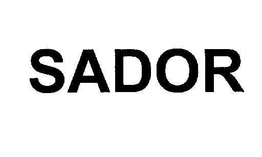Mẫu nhãn hiệu SADOR