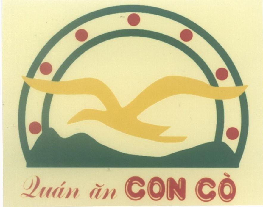 Mẫu nhãn hiệu Quán ăn Con Cò