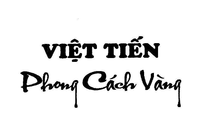 Mẫu nhãn hiệu Việt Tiến Phong Cách Vàng