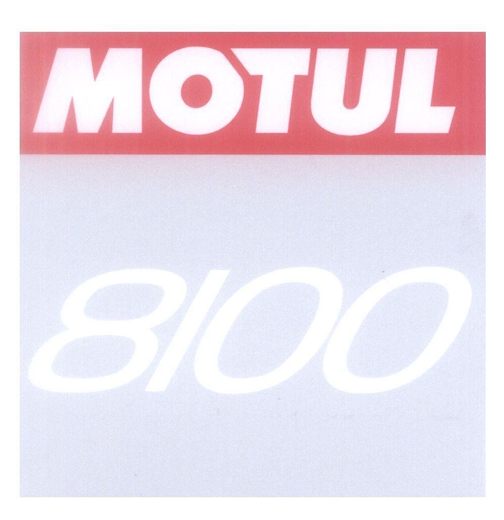 Mẫu nhãn hiệu MOTUL 8100