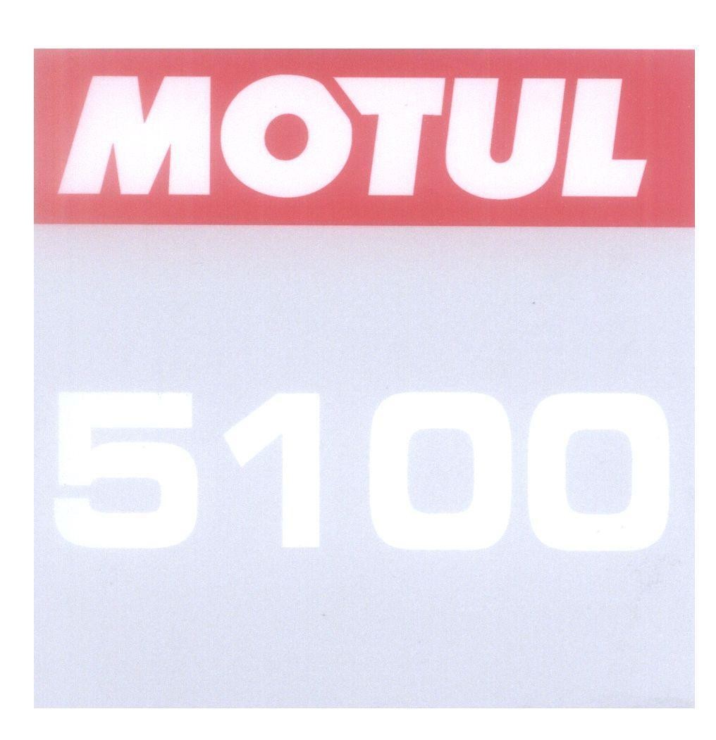 Mẫu nhãn hiệu MOTUL 5100