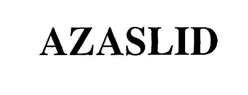 Mẫu nhãn hiệu AZASLID