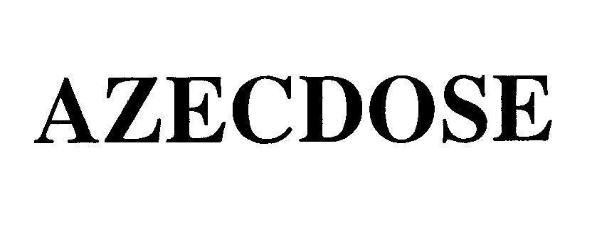 Mẫu nhãn hiệu AZECDOSE