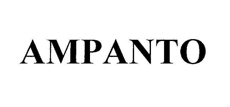 Mẫu nhãn hiệu AMPANTO