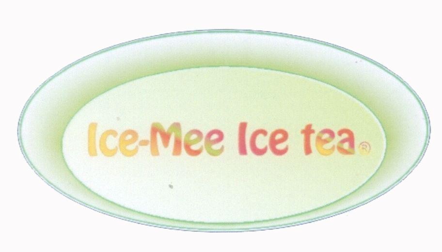 Mẫu nhãn hiệu Ice-Mee Ice tea