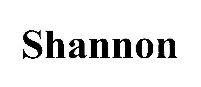 Mẫu nhãn hiệu Shannon