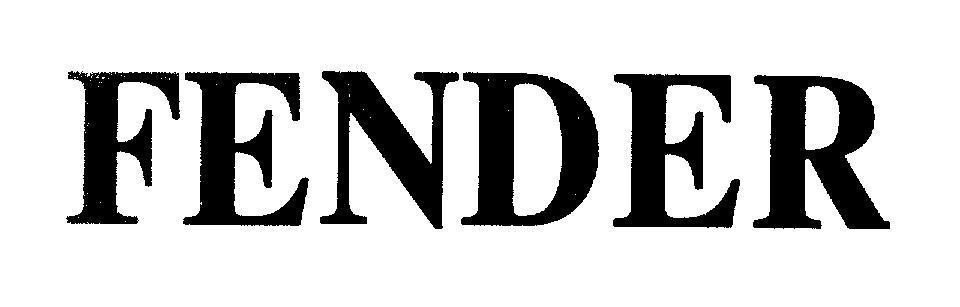 Mẫu nhãn hiệu FENDER