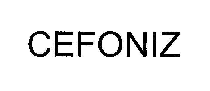 Mẫu nhãn hiệu CEFONIZ