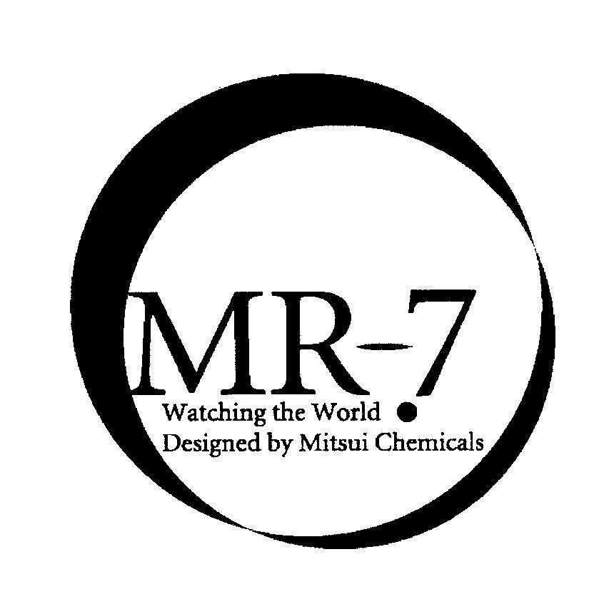 Mẫu nhãn hiệu MR-7 Watching the World Designed by Mitsui Chemicals