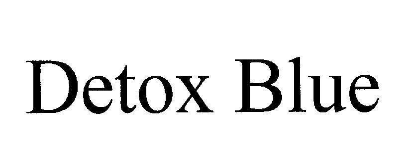 Mẫu nhãn hiệu Detox Blue
